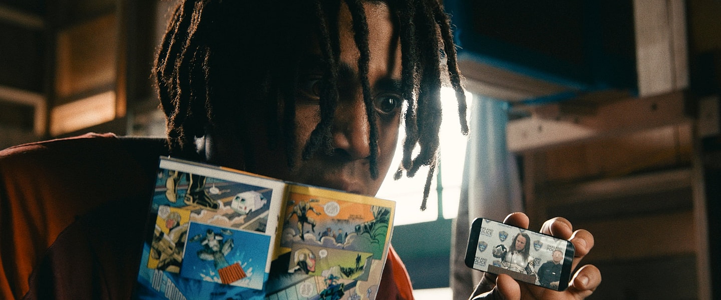 Actor Jharrel Jerome in "I'm a Virgo"