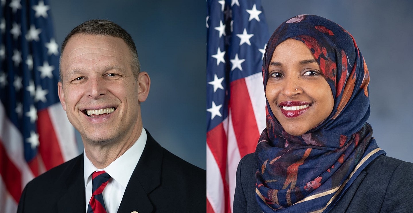 Rep. Ilhan Omar Rep. Scott Perry thegrio.com