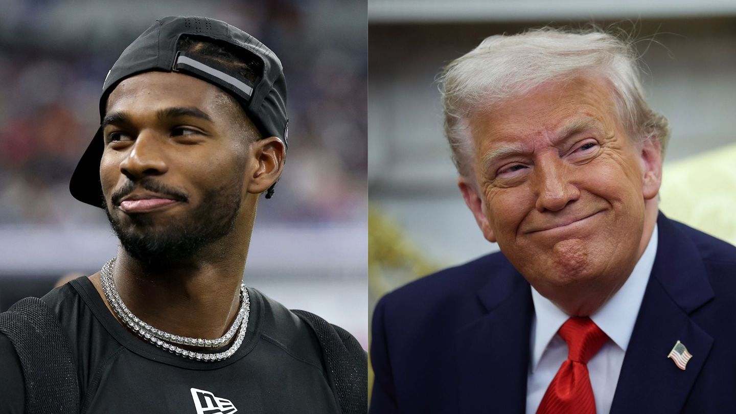 thegrio, shedeur sanders, president trump, nfl draft,