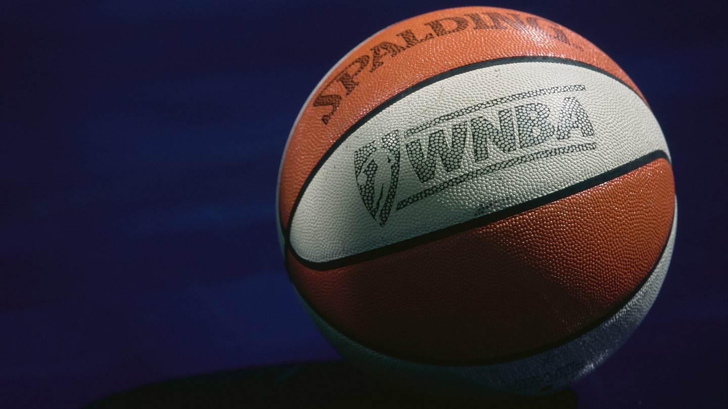 A WNBA basketball