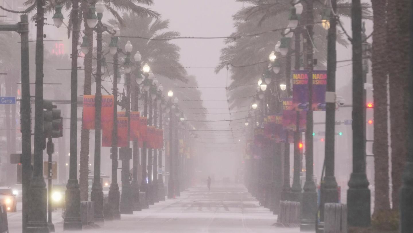 thegrio, deep south, louisana, texas, snow, sleet