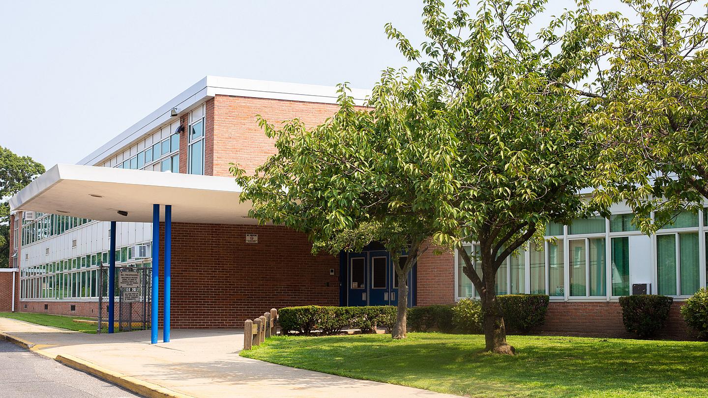 Brick school building in Virginia