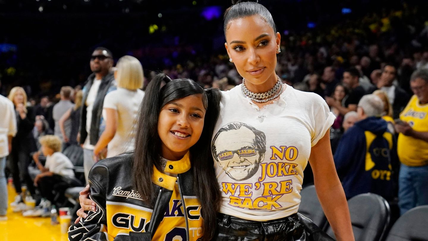 North West outfit, North West Kim Kardashian outfit, North West corset, North West rome outfit, North West Kim Kardashian outfit theGrio.com