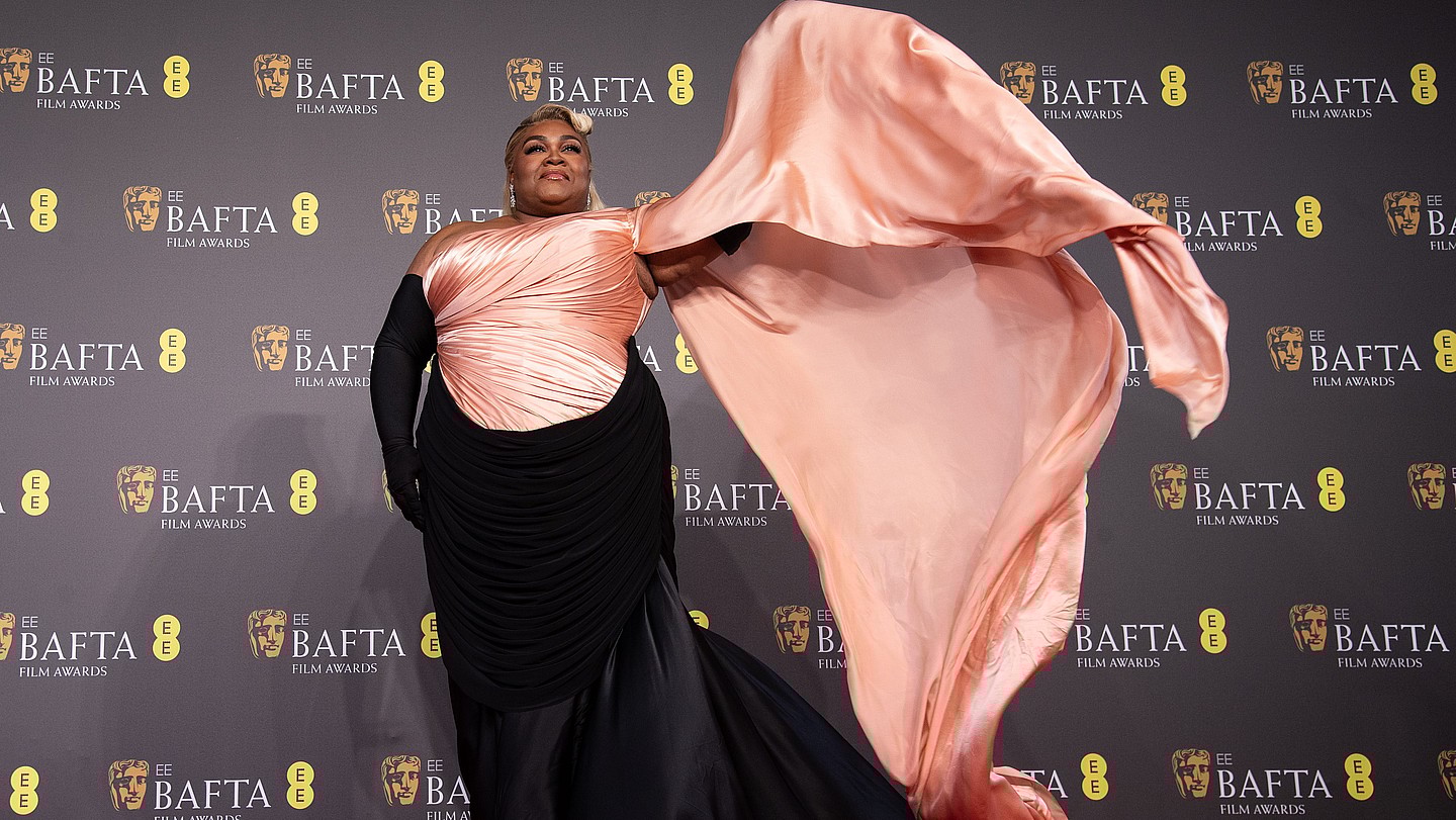 Awards season, BAFTAs, BAFTA Awards, Red carpet style, celebrity style, Black celebrity style, British Academy of Film and Television Awards, Da'Vine Joy Randolph, Cord Jefferson, Fantasia Barrino, Naomi Campbell, theGrio.com