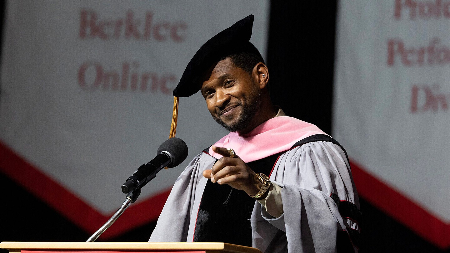 thegrio, usher, emory univeristy, berklee school of music