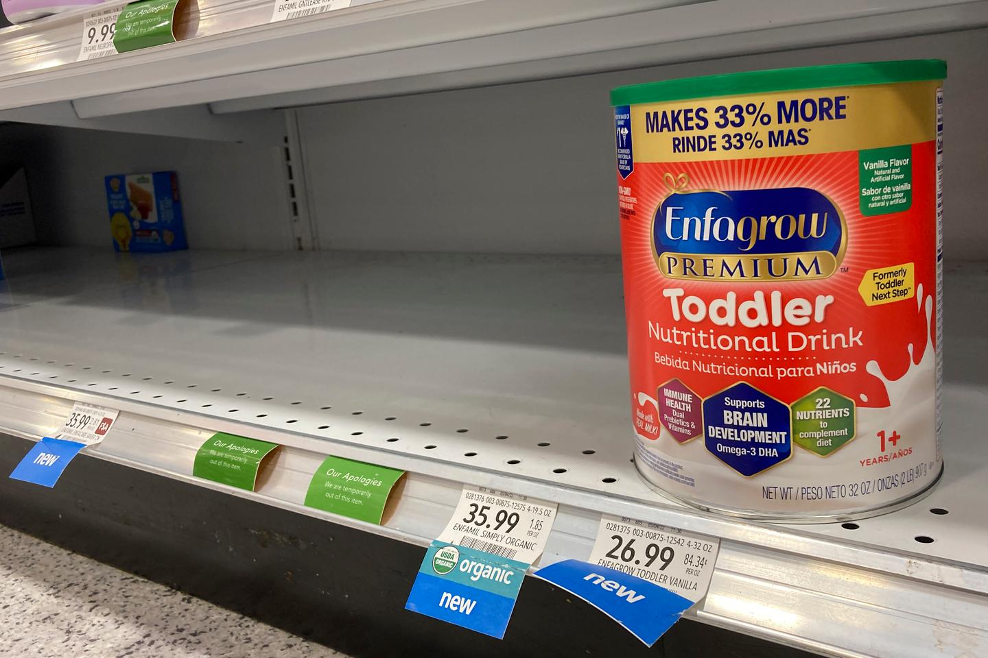 BabyFormulaShortageDiversifyEmptyShelf, theGrio.com