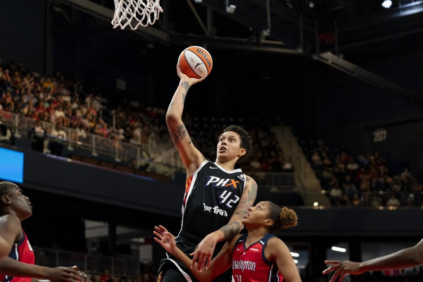 Phoenix Mercury center Brittney Griner