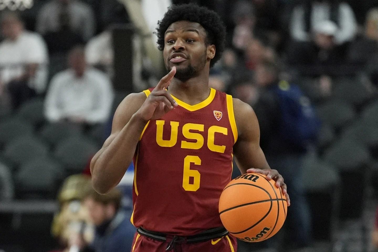 Southern California’s Bronny James