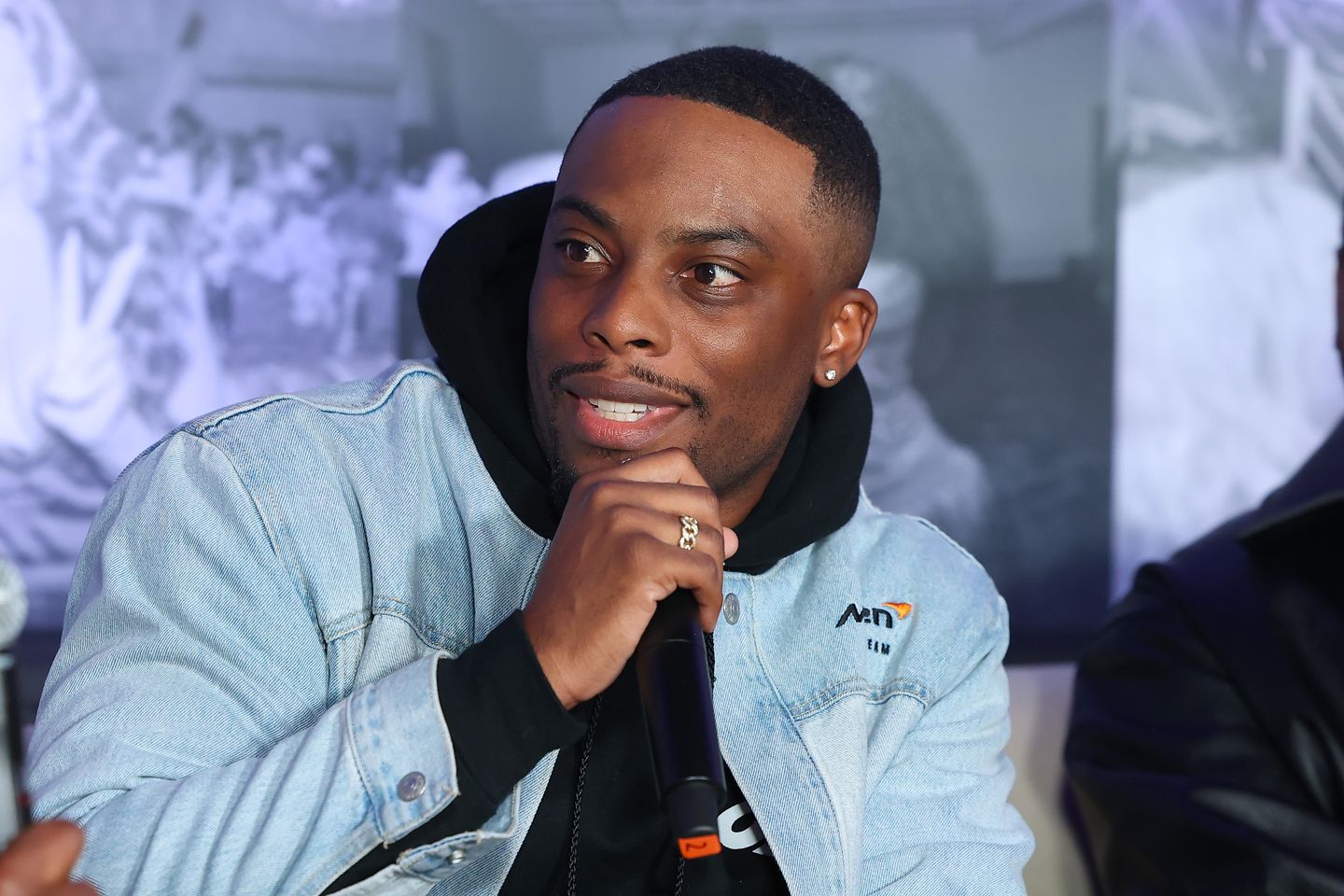 Woody McClain Cam Newton, Wood McClain emotional, Men