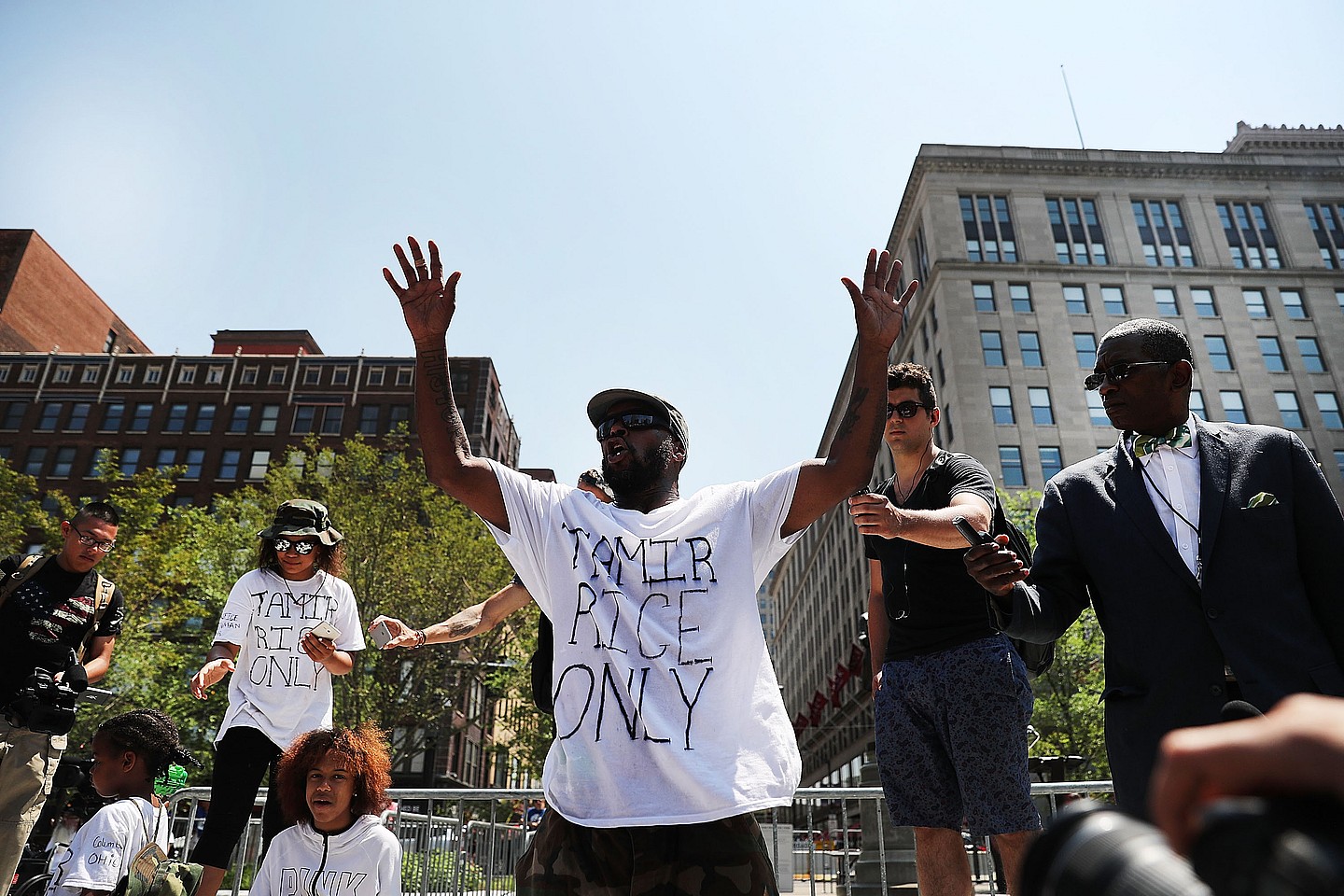 Protestors Rally Outside Republican National Convention In Cleveland