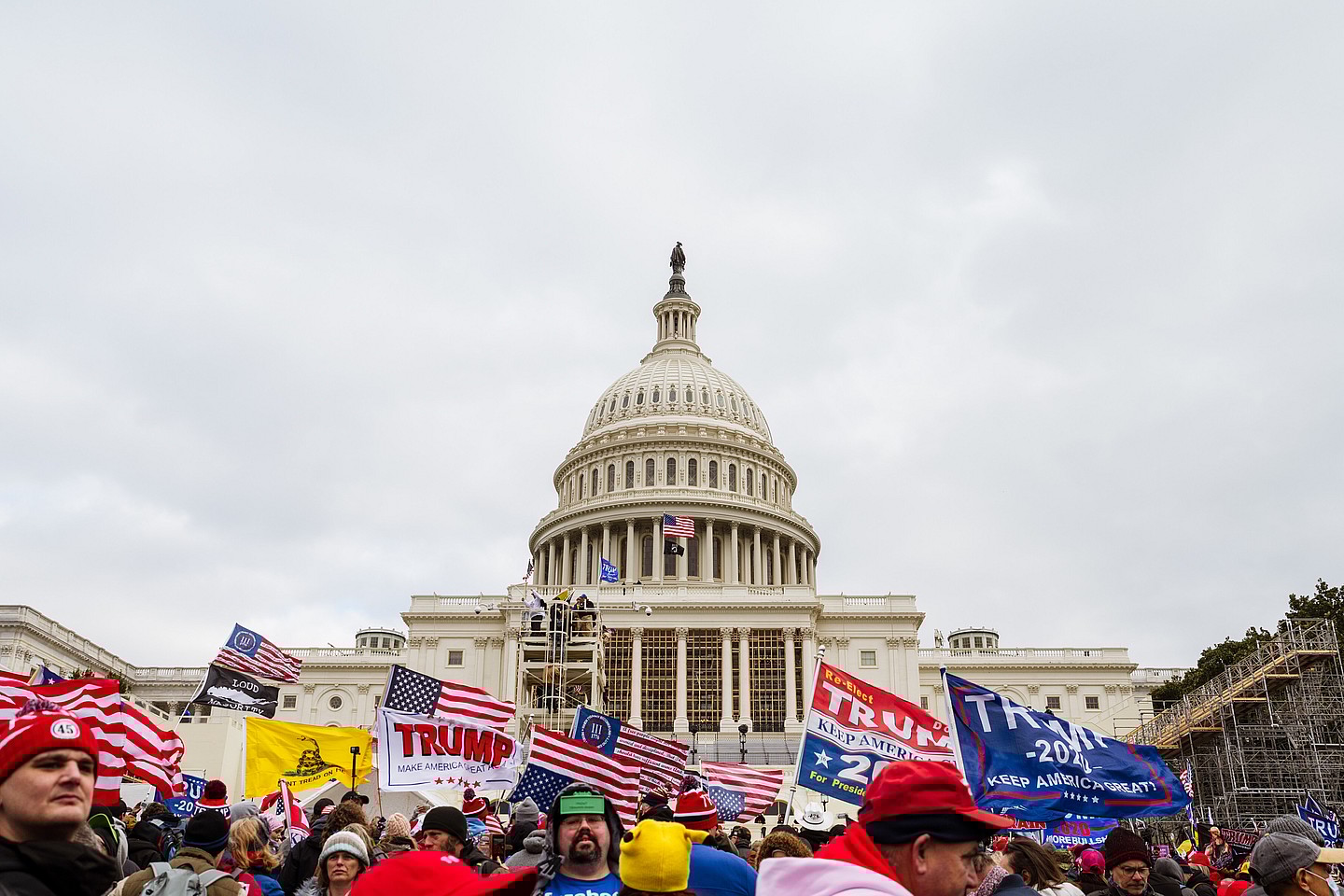 Trump Supporters Hold "Stop The Steal" Rally In DC Amid Ratification Of Presidential Election