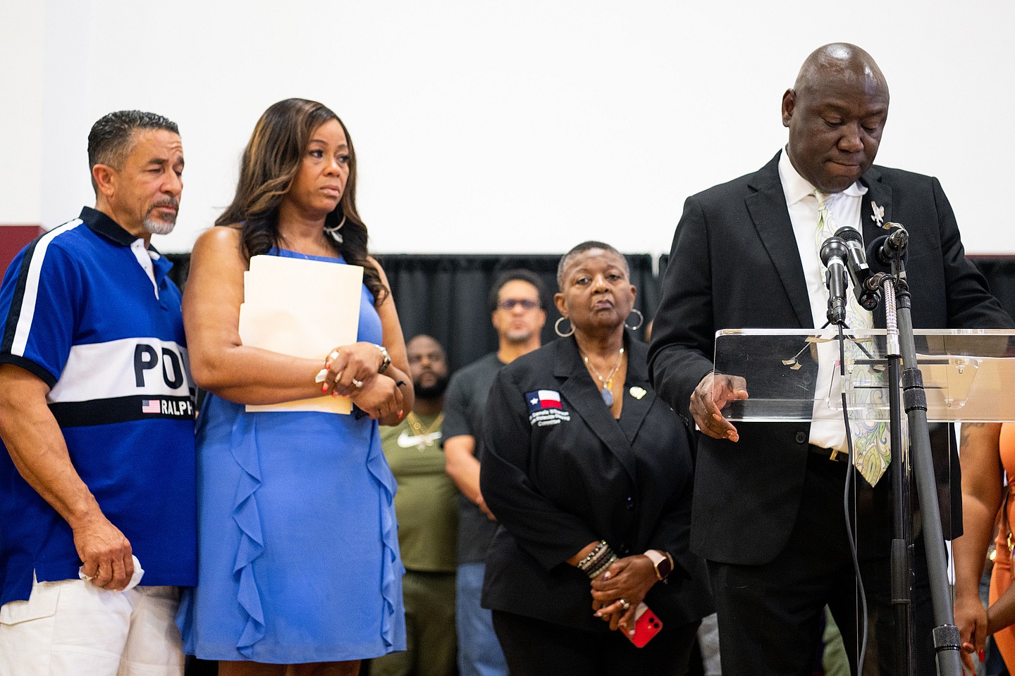 Attorney Ben Crump Holds Press Conference With Family Of Jalen Randle