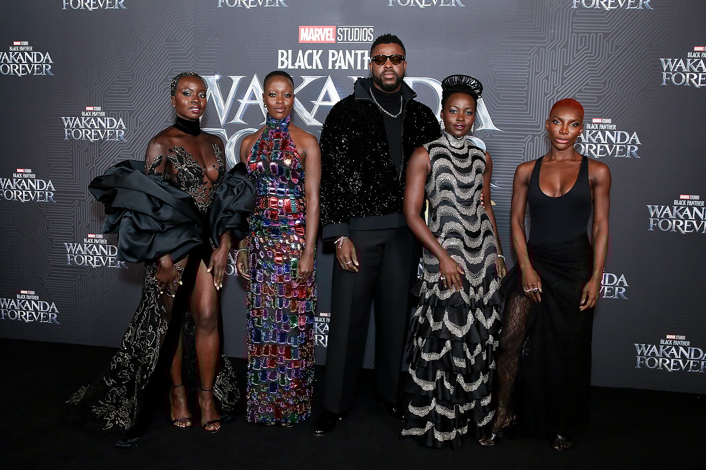 Black Panther Wakanda Forever red carpet yeezy quinta brunson theGrio.com