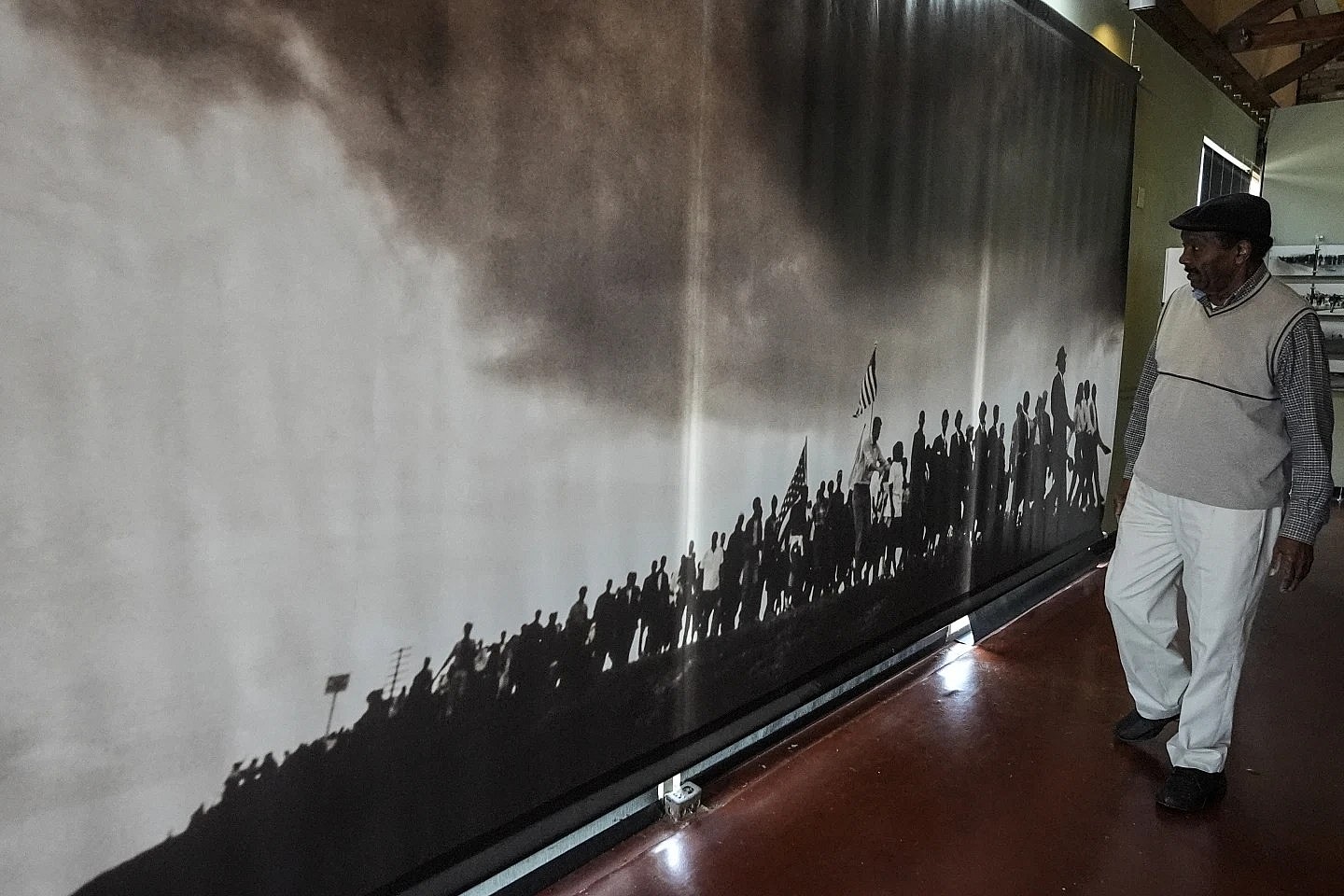 Ben Jones walks through the National Voting Rights Museum & Institute