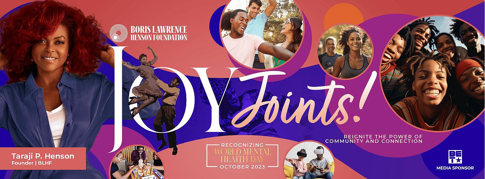 World Mental Health Day, Taraji P Henson Mental Health, When is World Mental Health Day? Taraji P. Henson Joy Joints, Taraji P. Henson Joy in October, Taraji P. Henson The Boris Lawrence Henson Foundation (BLHF)