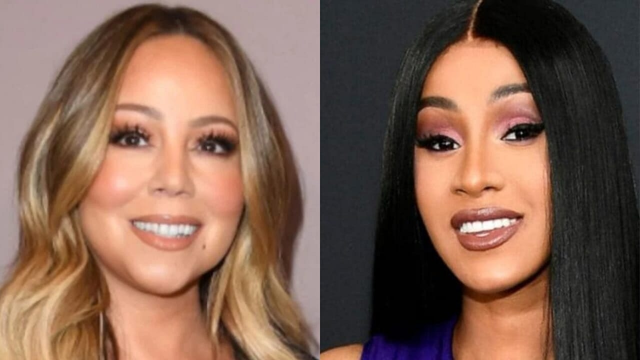 Mariah Carey Cardi B thegrio.com