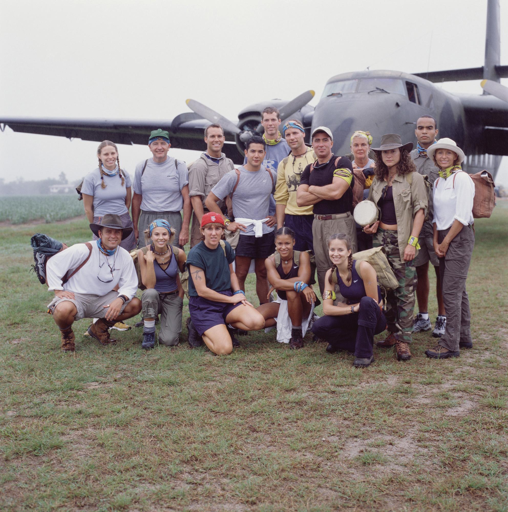 Washington state attorney general candidate Nick Brown, second from right, in “Survivor: The Australian Outback”