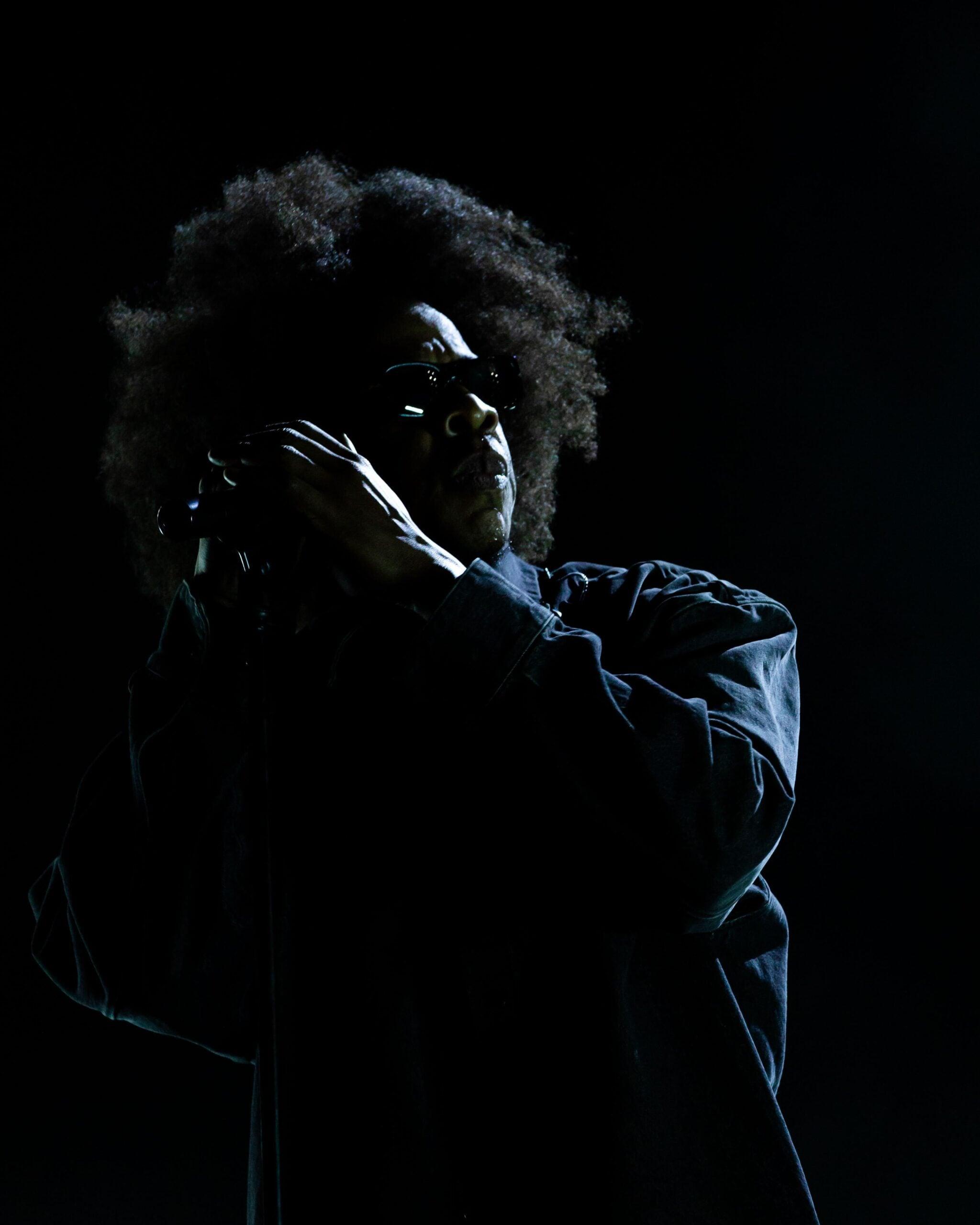 Jay-Z performs at the 2026 Root Picnic in Philadelphia, debuting his afro hairstyle