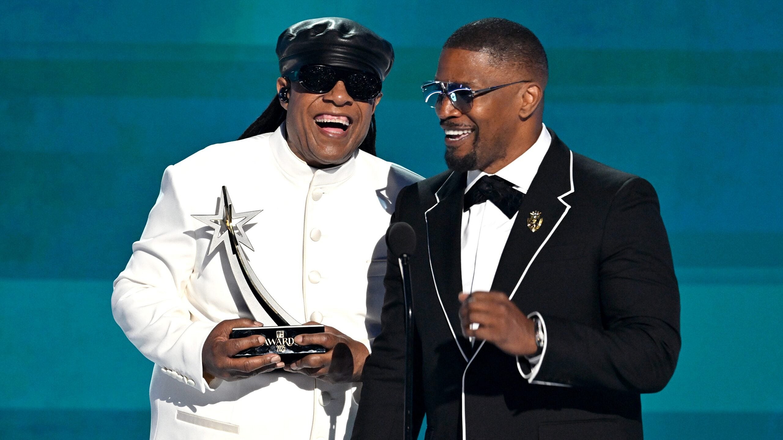Jamie Foxx Stevie Wonder