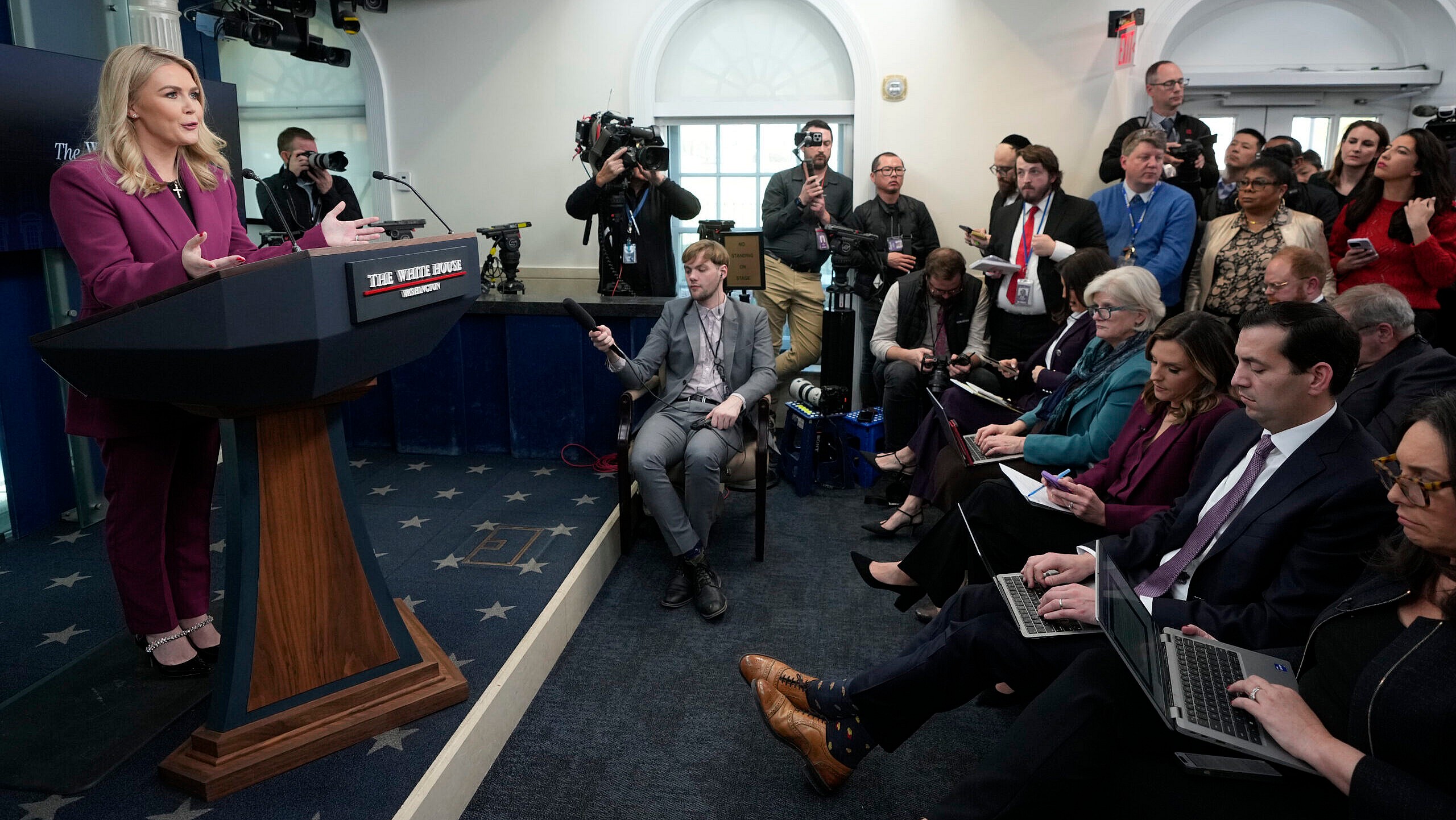 Trump, White House press secretary Karoline Leavitt, Washington, theGrio.com