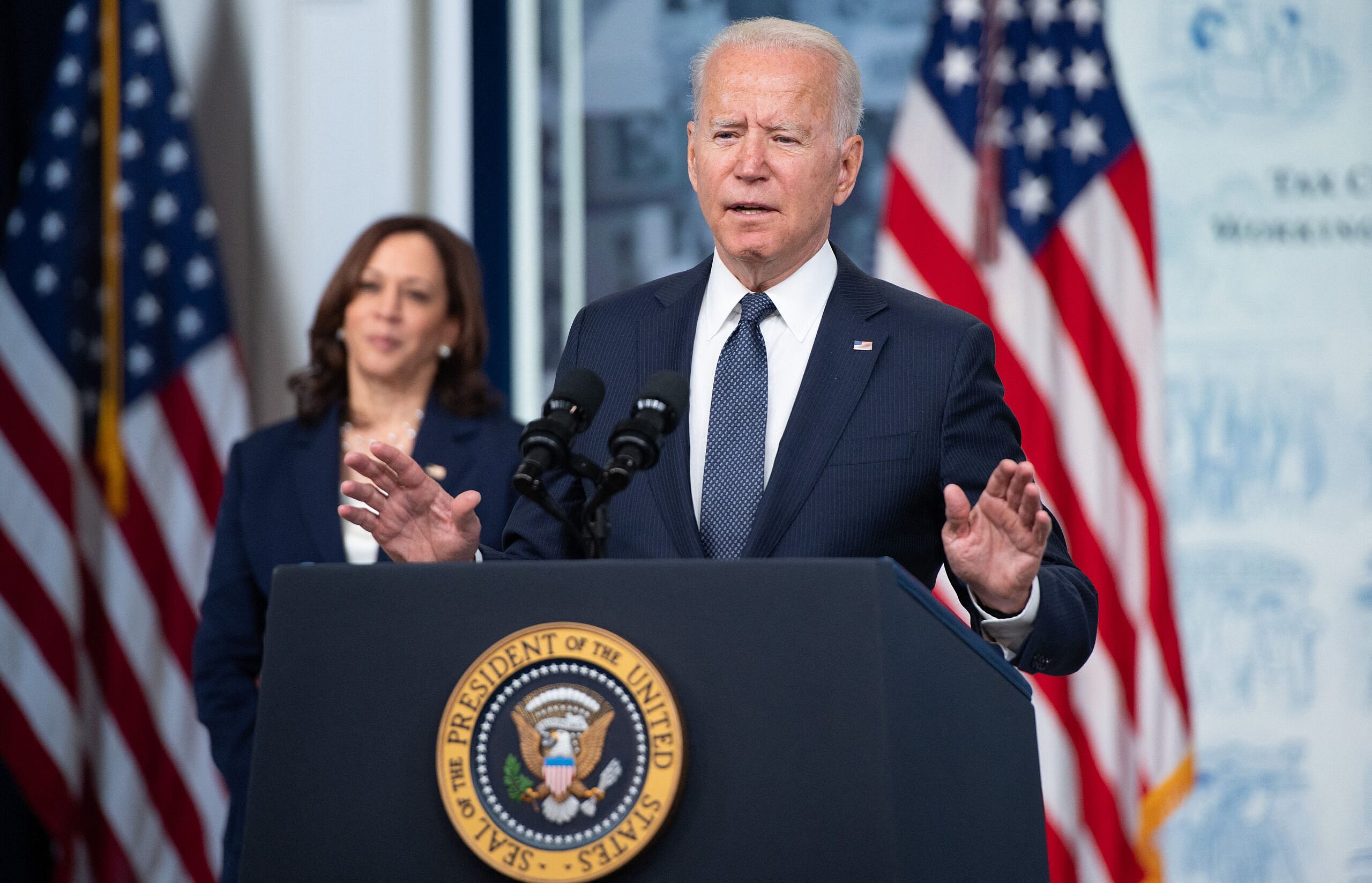 President Joe Biden and Vice President Kamala Harris