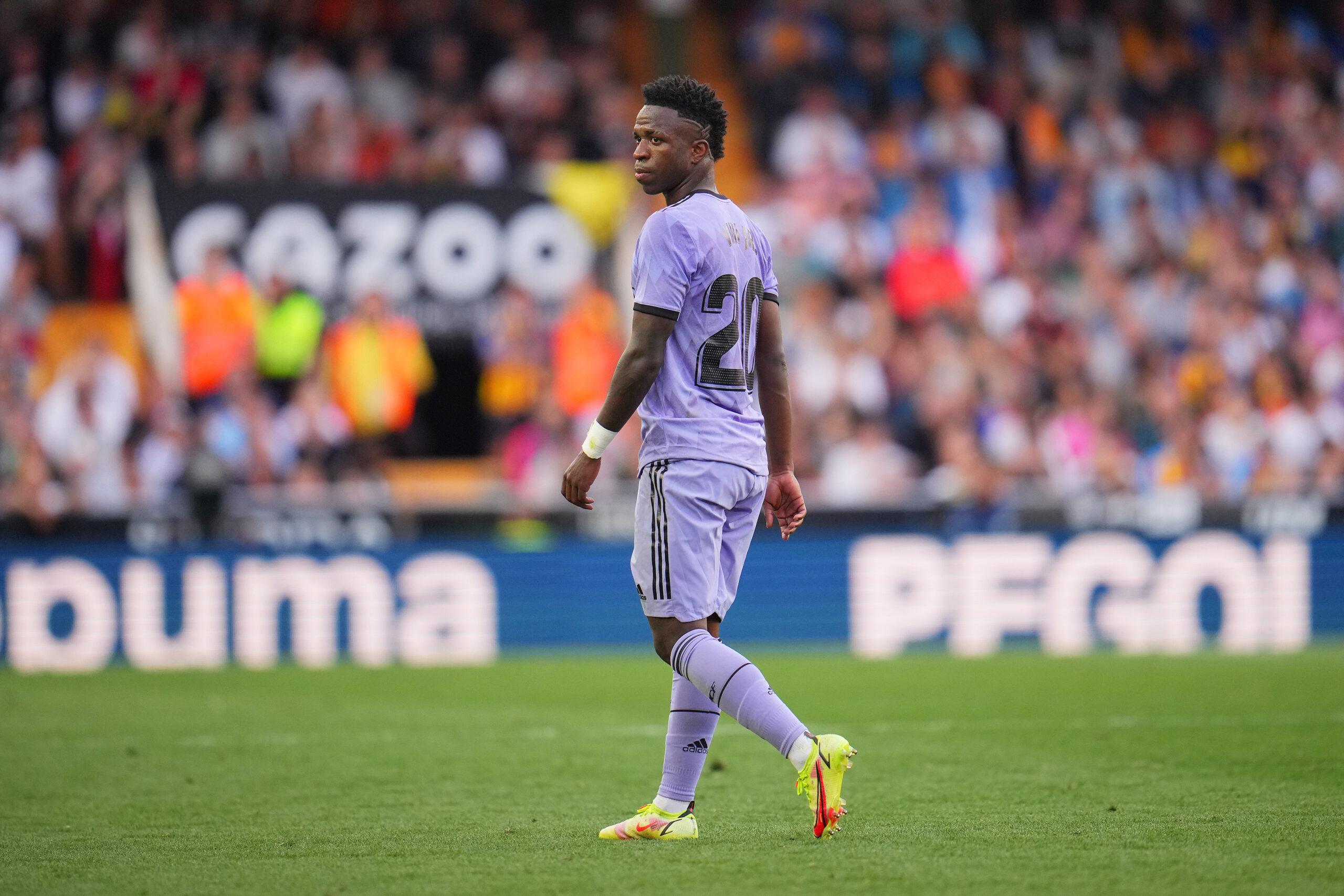 Brazilian footballer Vinicius Junior of Real Madrid