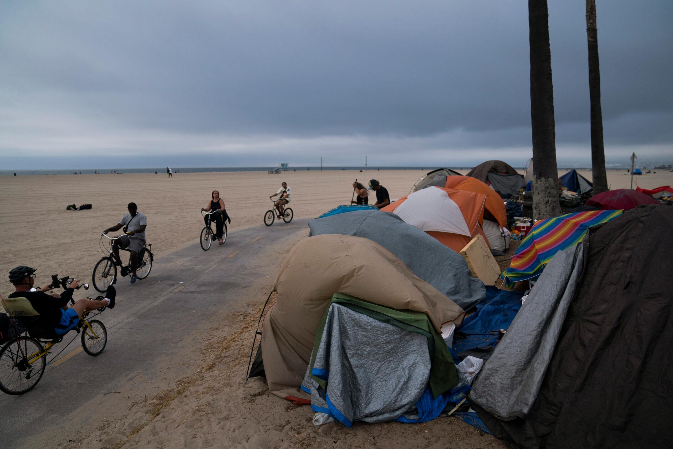 Homeless encampment, theGrio.com