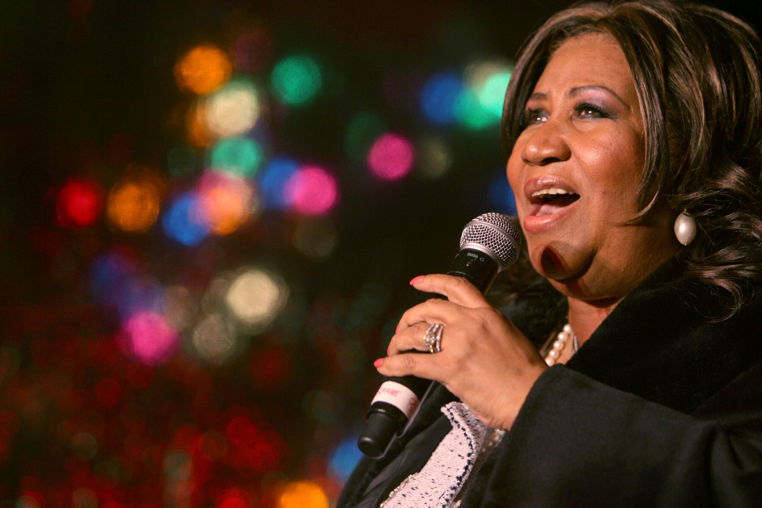 Singer Aretha Franklin