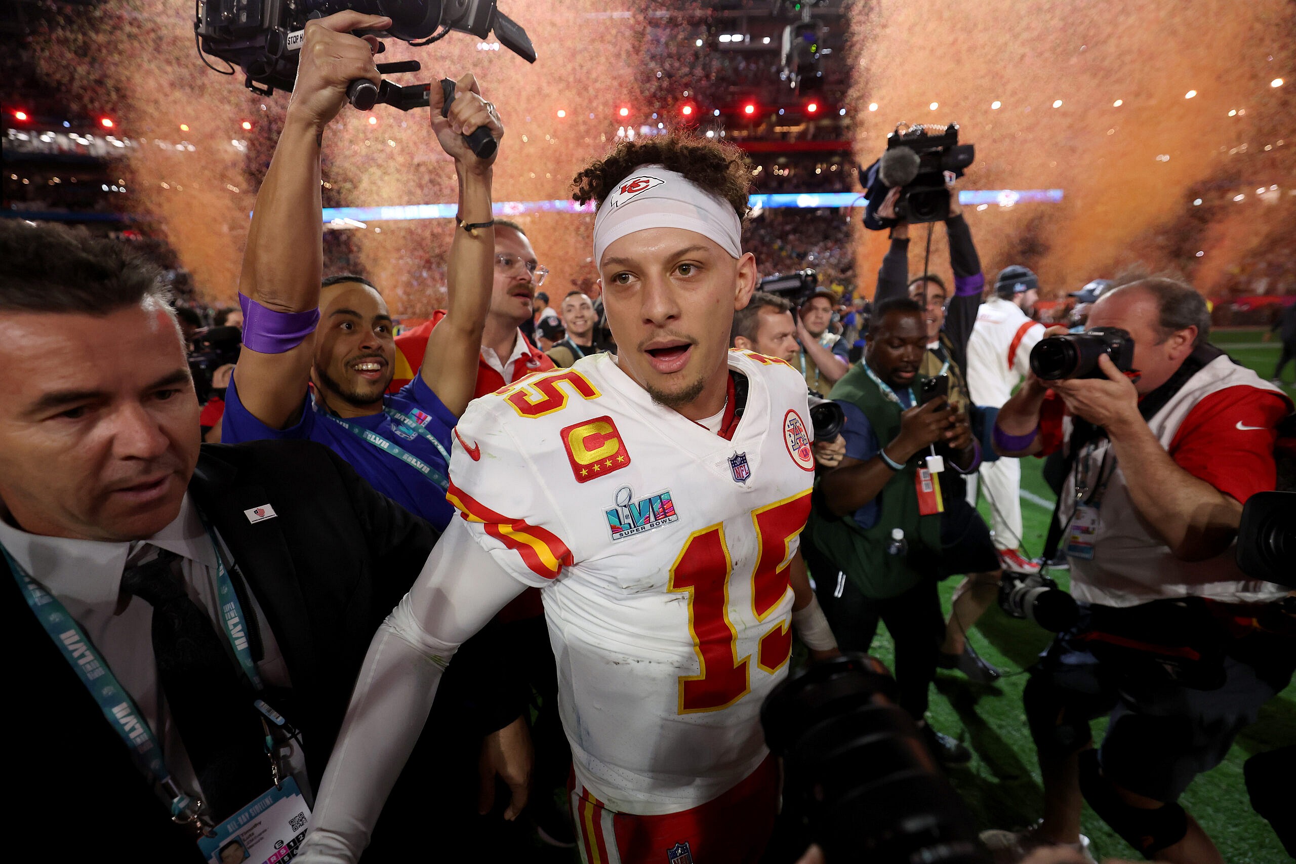 Patrick Mahomes of the Kansas City Chiefs