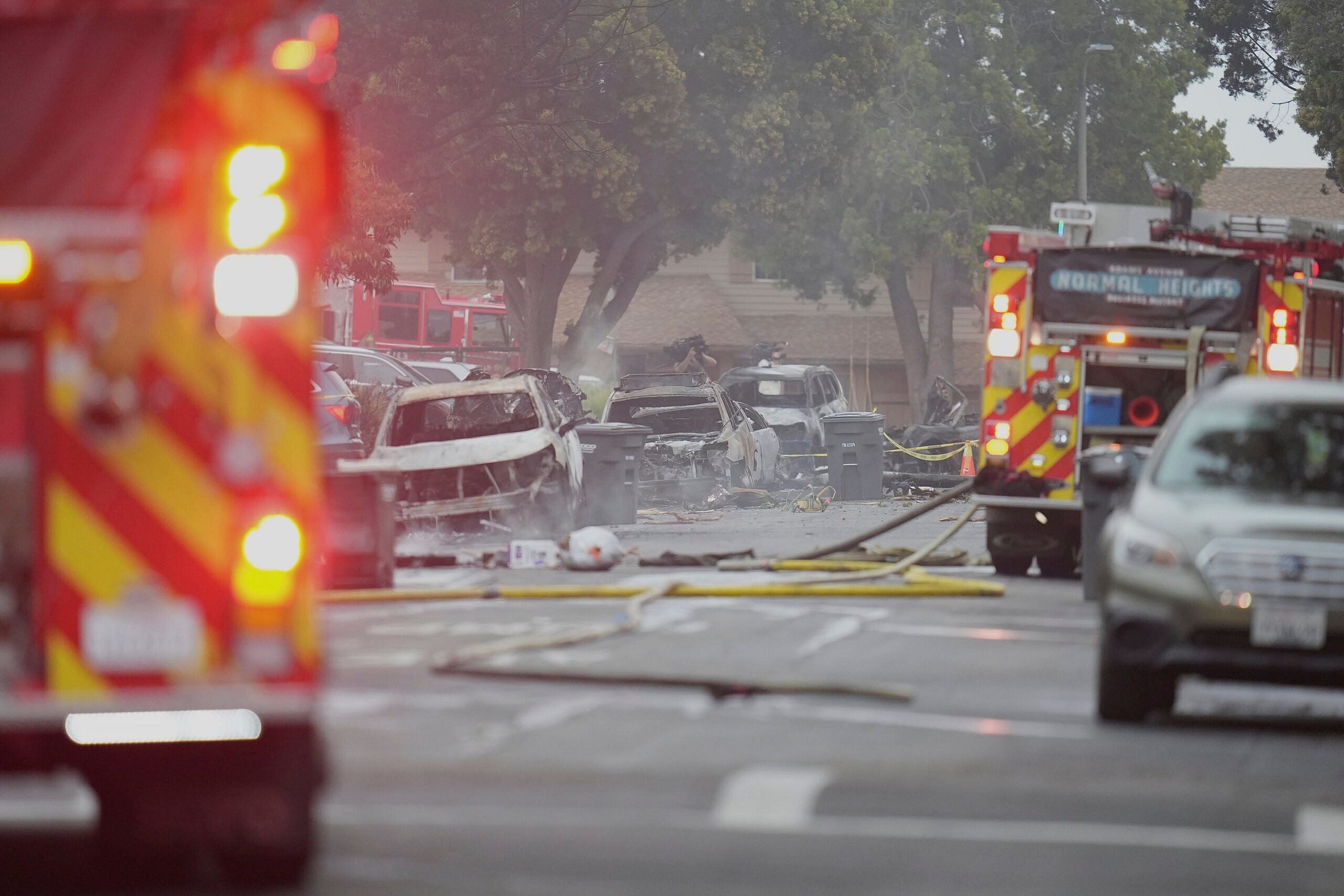 San Diego plane crash, plane crash san diego, san diego plane fire theGrio.com