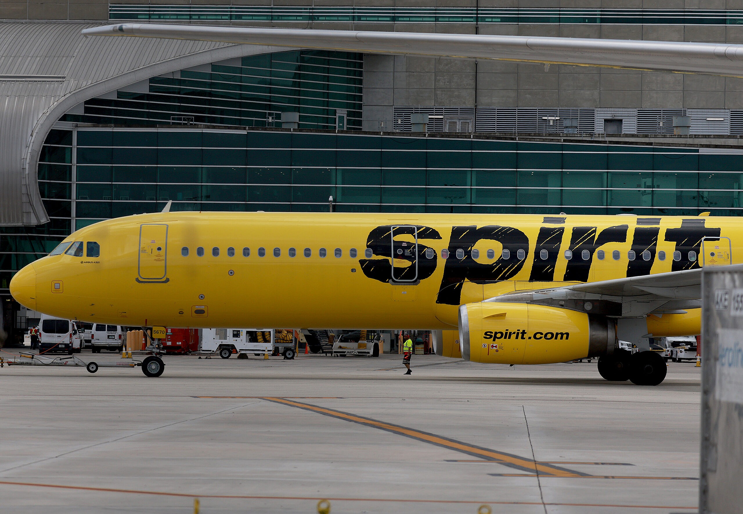 A Spirit Airlines plane