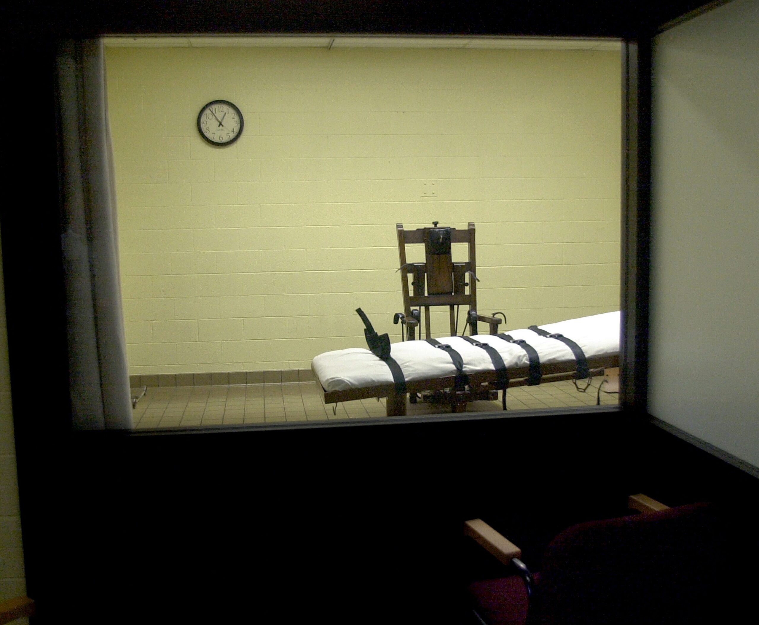 Death Chamber at Southern Ohio Correctional Facility