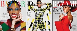 Winnie Harlow on Harper's Bazaar Singapore thegrio.com