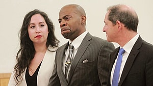 John Bunn cries after being exonerated by Supreme Court Justice Shawn'Dya Simpson for murder he didn't commit 17 years ago thegrio.com