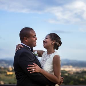 Yolanda Felton and husband Brandon at their vow renewal ceremony. thegrio.com