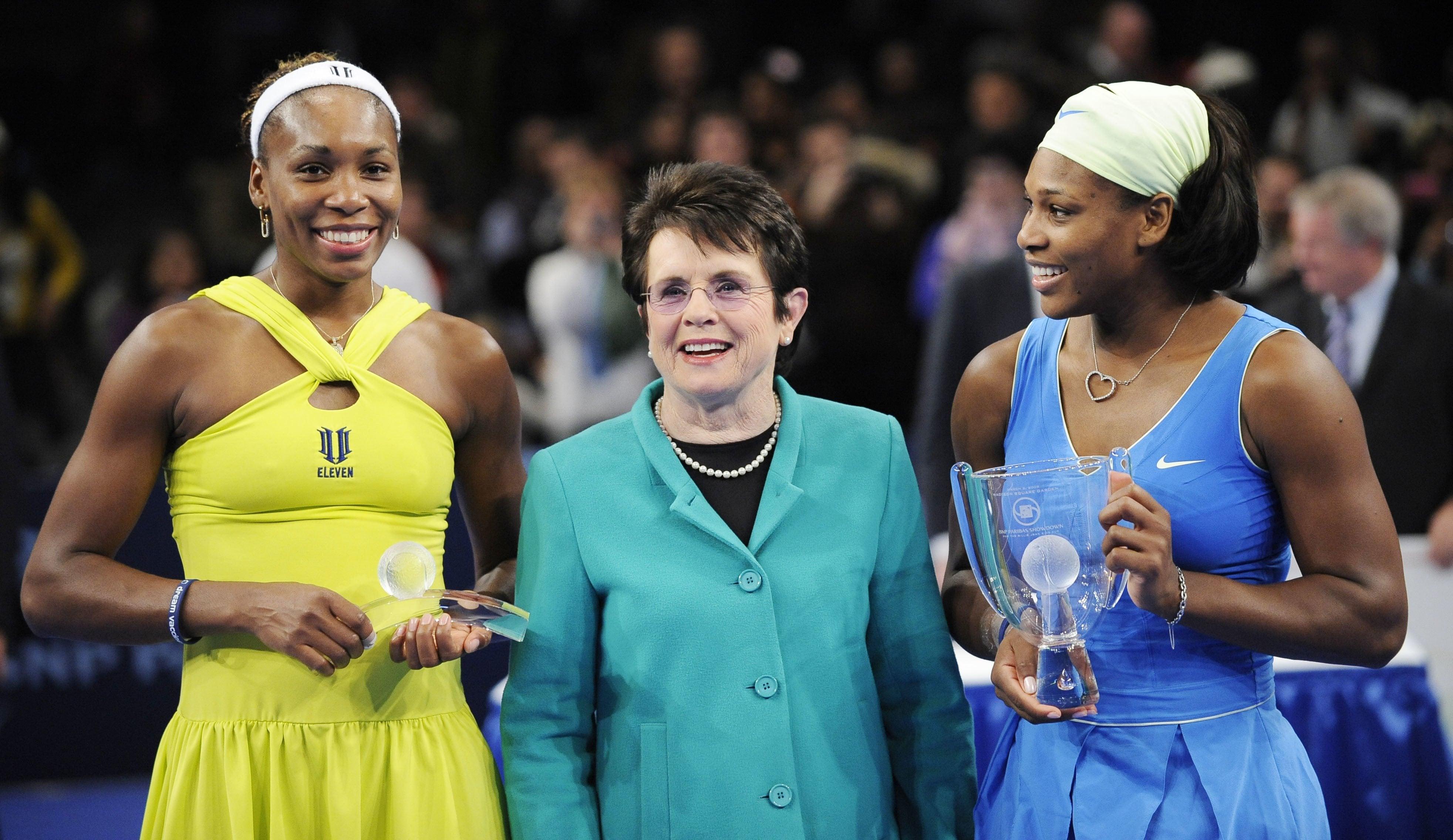 Billie Jean King Venus Williams Serena Williams thegrio.com