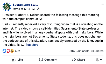 Sacramento State Facebook theGrio.com