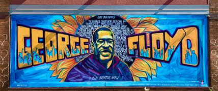 George Floyd mural