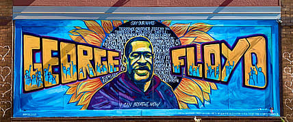 George Floyd mural