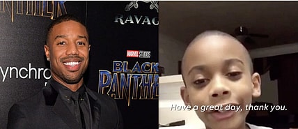 Michael B. Jordan surprises little boy with video message. thegrio.com