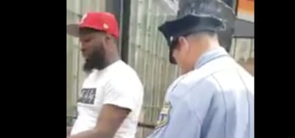 Brennon Jones offers free haircuts for homeless people in Philadelphia. (StanceGrounded/Twitter) thegrio.com