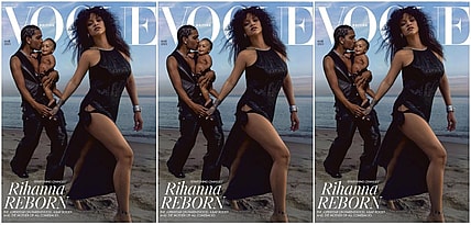 rihanna A$AP British Vogue, rihanna baby, rihanna A$AP Rocky, rihanna pregnancy, rihanna pregnant, rihanna pregnant super bowl, Rihanna A$AP family, British Vogue, theGrio.com