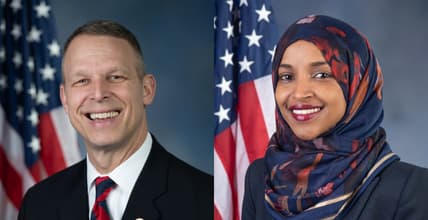Rep. Ilhan Omar Rep. Scott Perry thegrio.com