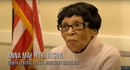 Anna Mae Robertson, Anna Mae Robertson death, Anna Mae Robertson dead, Six Triple Eight Anna Mae Robertson, how old was anna mae robertson? theGrio.com