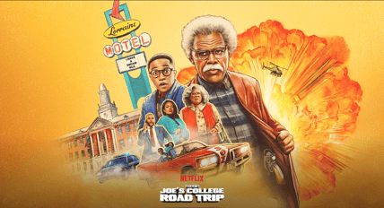 joe's college road trip, netflix, no. 1, comedy, tyler perry, madea