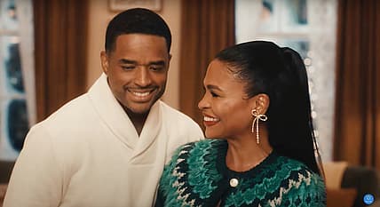 Nia Long, Larenz Tate, Larenz Tate Nia Long, Love Jones, Walmart x Love Jones, Walmart Love Jones, Larenz Tate Nia Long commercial, Larenz Tate Nia Long Walmart, Larenz Tate Nia Long Walmart commercial, Walmart DEI, theGrio.com