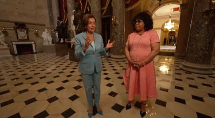 Nancy Pelosi and April Ryan, theGrio.com