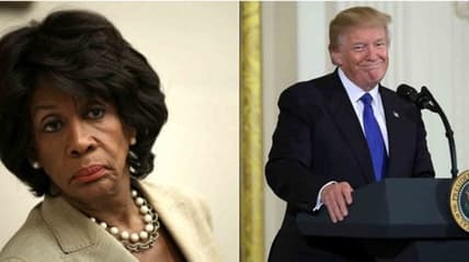 maxine waters Donald trump thegrio.com