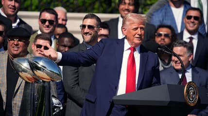 Donald Trump, Saquon Barkley, Philadelphia Eagles, Jalen Hurts, theGrio.com