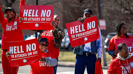 Trump, protest, cuts, theGrio.com